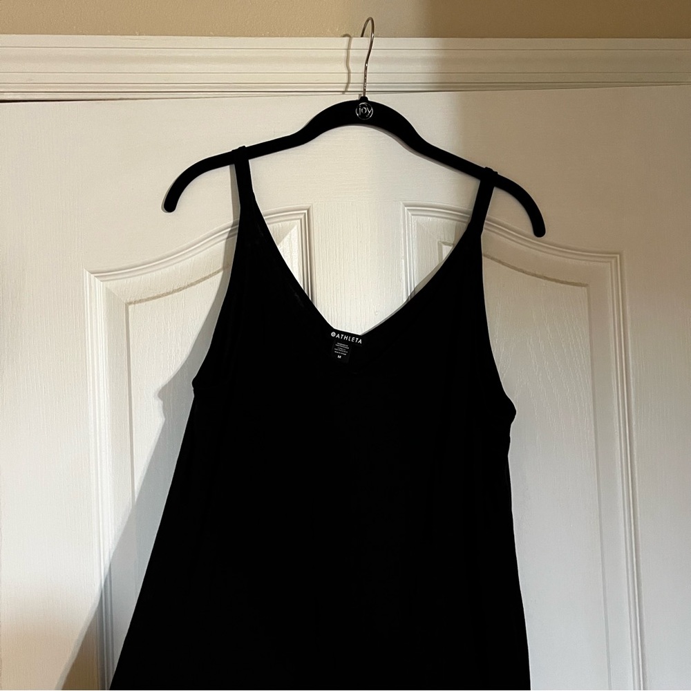 Athleta Black Jumpsuit Wide Leg Size Medium - Picture 6 of 8